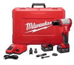 M18 18 Volt Lithium-Ion Cordless Force Logic 10-Ton Knockout Tool Kit  - Tool Only
