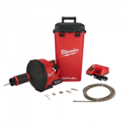 M18 FUEL 18 Volt Lithium-Ion Brushless Cordless Drain Snake with Cable-Drive Kit-B