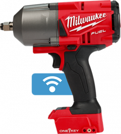 M18 FUEL 18 Volt Lithium-Ion Brushless Cordless withONE-KEY High Torque Impact Wrench 1/2 in. Friction Ring - Tool Only