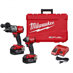 M18 FUEL 18 Volt Lithium-Ion Brushless Cordless 2-Tool Hammer Drill/Impact Driver Combo Kit