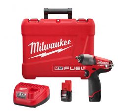 M12 FUEL 12 Volt Lithium-Ion Brushless Cordless 3/8 in. Impact Wrench Kit