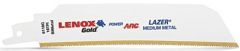 Lenox 6" 18TPI Gold Power Arc Curved Lazer Reciprocating Saw Blade - 5 Pack