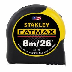 Stanley 8m/26 ft FATMAX® Metric/Fractional Tape Measure