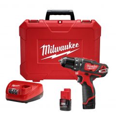 M12 12 Volt Lithium-Ion Cordless 3/8 in. Hammer Drill/Driver Kit