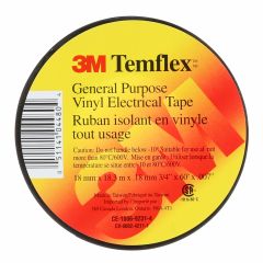 3M™ Temflex™ General Use Vinyl Electrical Tape, 7 mil , 3/4 in x 60 ft