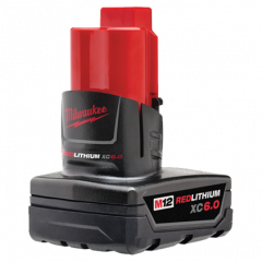 M12 12 Volt Lithium-Ion REDLITHIUM XC 6.0Ah Extended Capacity Battery Pack