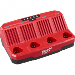 M12 12 Volt 4-Bay Sequential Charger