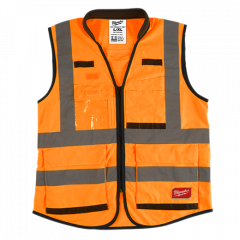 High Visibility Orange Performance Safety Vest - L/XL (CSA)