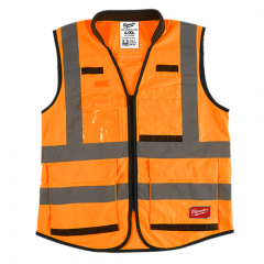 High Visibility Orange Performance Safety Vest - XXL/XXXL (CSA)
