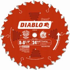 Diablo 8-1/4" 24T Framing Circular Saw Blade with 5/8" Arbor