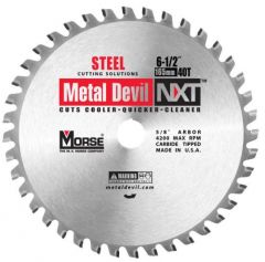 MK Morse 6-1/2" 40T Metal Devil NXT Circular Saw Blade,