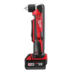 M18 18 Volt Lithium-Ion Cordless Cordless Lithium-Ion Right Angle Drill with Battery Kit