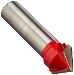 3/4-Inch Diameter 90-Degree V-Grooving Router Bit with 1/2-Inch Shank