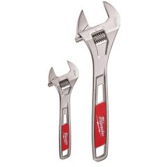 6 in. & 10 in. Adjustable Wrench - 2 pack