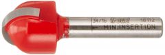 3/4-Inch Diameter Round Nose Router Bit with 1/4-Inch Shank
