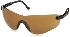 Falcon Safety Eyewear, Black Frame, Espresso UV Extreme Anti-Fog Lens
