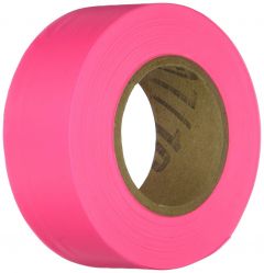 150' Glo Pink Fluorescent Flagging Tape