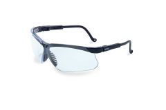 Genesis Eyewear, Clear Polycarbonate Anti-Fog Lenses, Black Frame