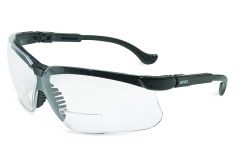 Genesis Reading Magnifiers Safety Eyewear +2-1/2, Black Frame, Clear Ultra-Dura Hardcoat Lens