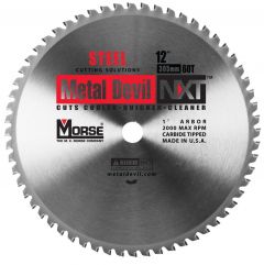 MK Morse 12" 60T Metal Devil Circular NXT Saw Blade