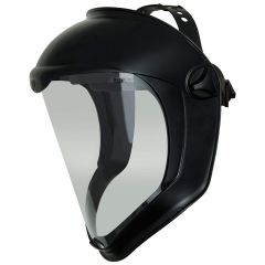 Bionic Shield, Black Matte Face Shield, Clear Polycarbonate Anti-Fog/Hardcoat Lens