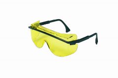 Astrospec OTG 3001 Safety Eyewear, Black Frame, Amber Ultra-Dura Hardcoat Lens