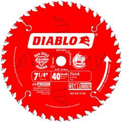 Diablo 7-1/4" 40T Carbide Finish Saw Blade