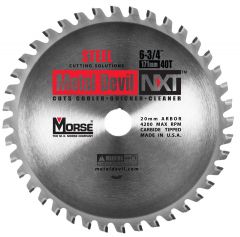 MK Morse 6-3/4" x 20mm 40T Metal Devil NXT Circular Saw Blade for Steel