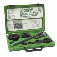 Greenlee 1/2"-2" Slug-Buster Knockout Kit with Ratchet Wrench
