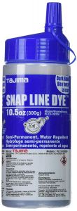 Chalk-Rite Ultra Fine Permanent Snap Line Powder Dye, Dark Blue, 10.5 oz
