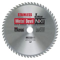 MK Morse 9" 56T Metal Devil Circular Saw Blade