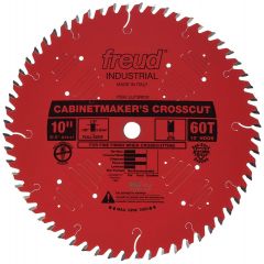 10" 60T Cabinetmaker’s Crosscut Blade with 5/8" Arbor
