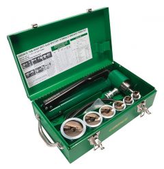 Greenlee 1/2"-2" Slug-Splitter Self Centering Knockout Punch Kit with Hydraulic Ram and Pump