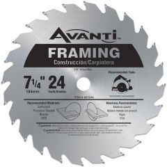 Avanti 7-1/4" 24T Framing Saw Blade