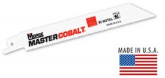 MK Morse 12" 18TPI Master Cobalt Bi-Metal Reciprocating Saw Blades - 5 Pack