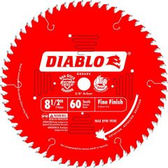 8‑1/2 in. x 60 Tooth Fine Finish Saw Blade, 5/8" Arbor