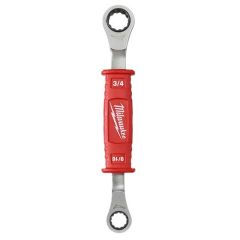 Lineman�s 2-in-1 Insulated Ratcheting Box Wrench