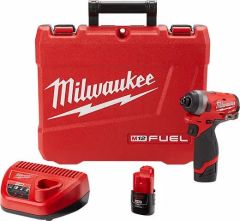 M12 FUEL 12 Volt Lithium-Ion Brushless Cordless 1/4 in. Hex Impact Driver Kit