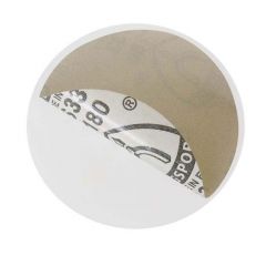 6" Aluminum Oxide PSA Sanding Disc - 80 Grit, No Holes
