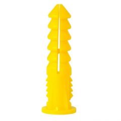 Yellow Plastic Plug, #8-10-12 x 1-1/4"