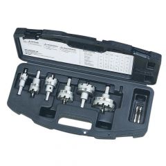 Ideal TKO Master Electrician's 7/8" to 2-1/2" Carbide-Tipped Hole Cutter Kit (8-Piece)