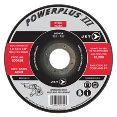 A24R T27 POWERPLUS® Grinding Wheel, 4 x 1/4", 5/8" Arbor