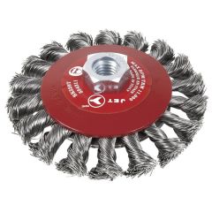 6″ x 5/8″-11NC Knot Twisted Conical (Bevel) Brush