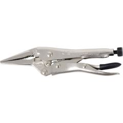 6″ Long Nose Locking Pliers with Cutter