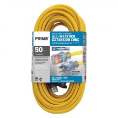 Prime 50ft 14/3 SJTOW Bulldog Tough® Oil Resistant Extension Cord