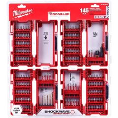 145 Pc SHOCKWAVE Impact Drill and Drive Set