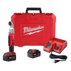 M18 18 Volt Lithium-Ion Cordless 2-Speed 3/8 in. Right Angle Impact Wrench - 2XC Kit