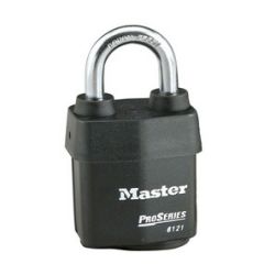 Masterlock 2-1/8in (54mm) Wide ProSeries® Weather Tough® Laminated Steel Rekeyable Pin Tumbler Padlock, Keyed Alike
