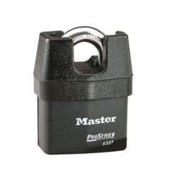 Masterlock 2-5/8in (67mm) Wide ProSeries® Shrouded Laminated Steel Rekeyable Pin Tumbler Padlock, Keyed Alike
