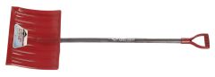 SHOVEL SNOW 18" POLY RED